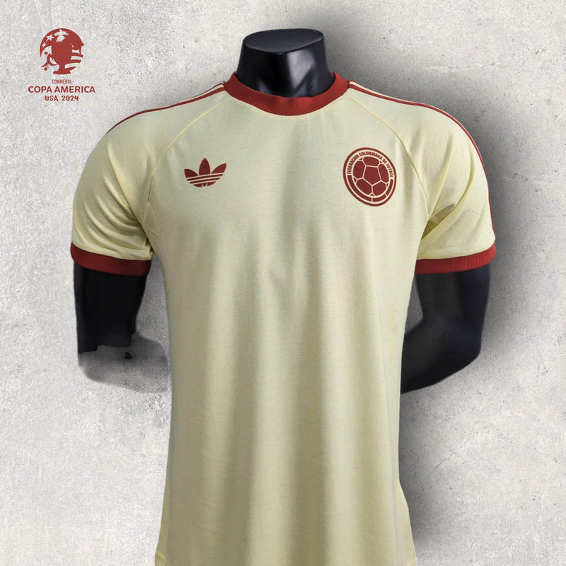 Camisa Colômbia Masculino - Temporada 2024/25 - Uniforme Pré-Jogo (Versão Jogador)