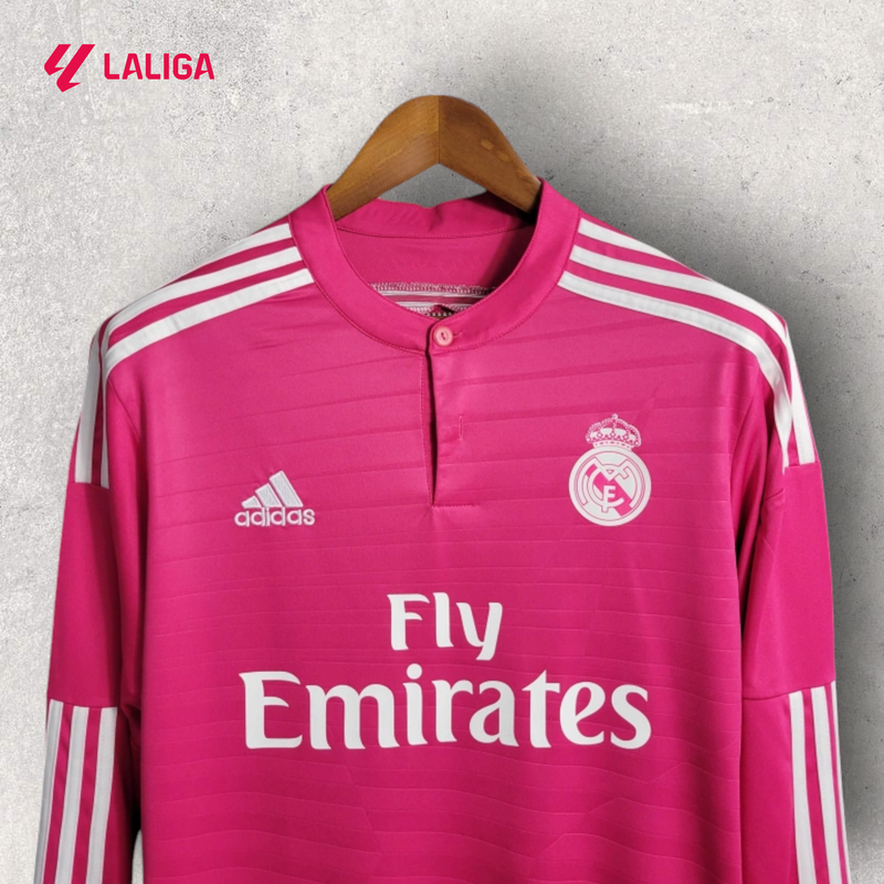 Retrô Manga Longa Real Madrid - Temporada 2014/15 - Away