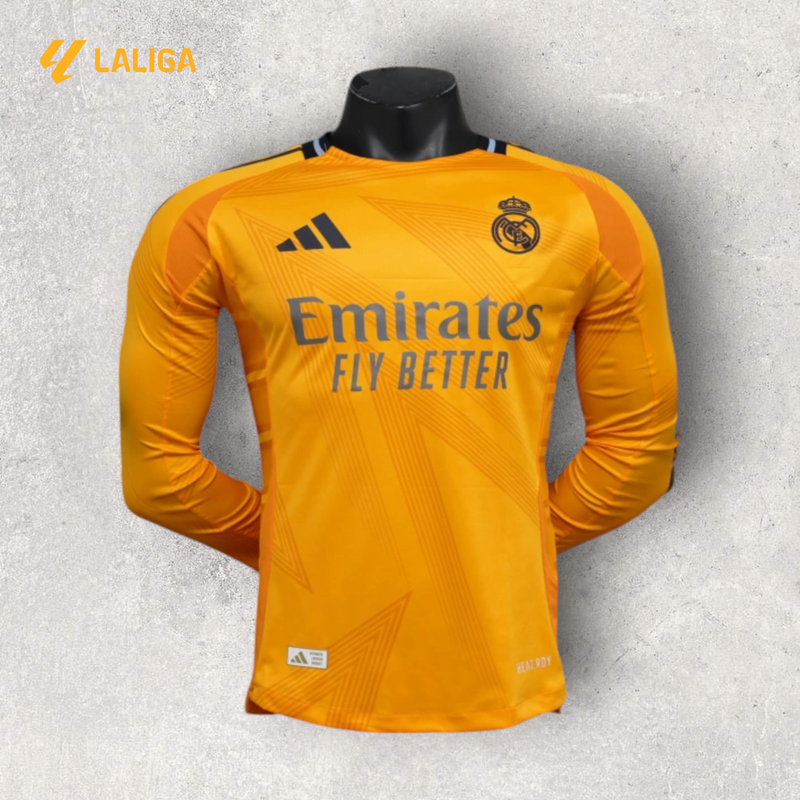 Camisa Manga Longa Real Madrid Masculino - Temporada 2024/25 - Away (Versão Jogador)