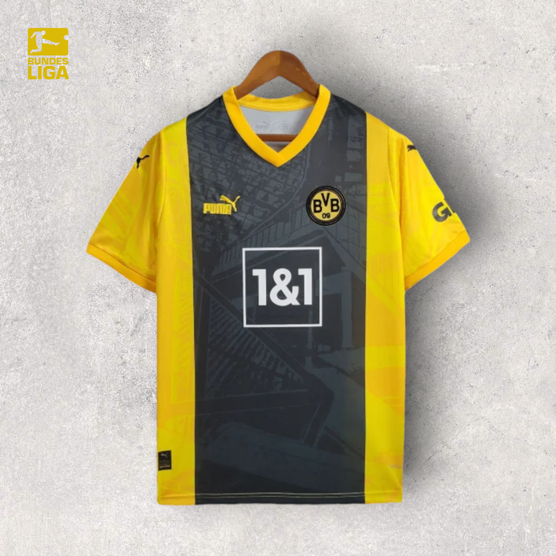 Camisa Borussia Dortmund Masculino - Temporada 2024/25 - Edição Especial 50 anos "Signal Iduna Park"