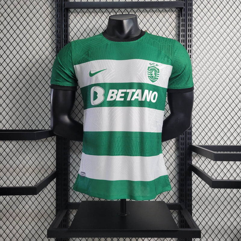 Camisa Sporting CP Masculino - Temporada 2023/24 - Home (Versão Jogador)