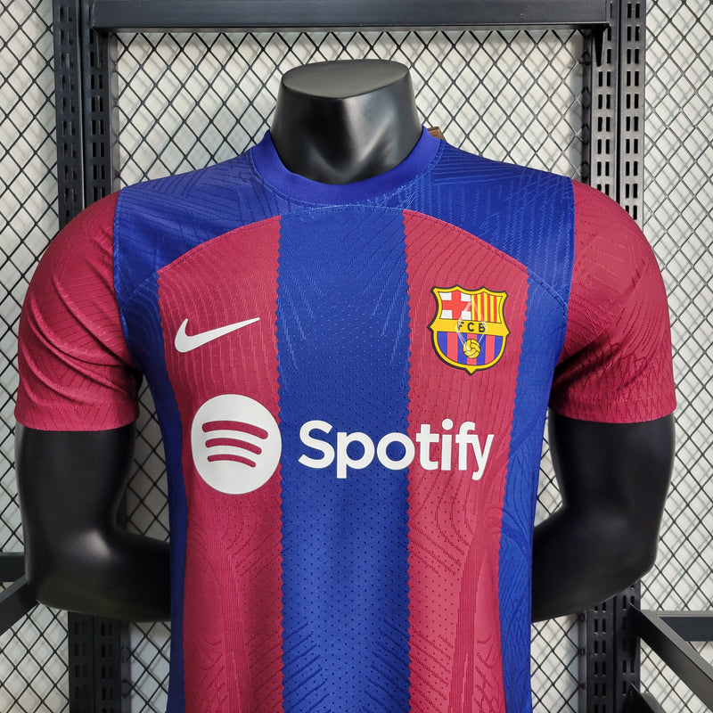 Camisa Barcelona Masculino - Temporada 2023/24 - Home (Versão Jogador)