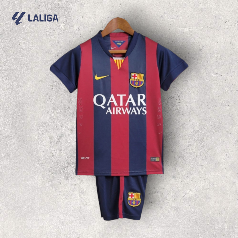 Kit Infantil Retrô Barcelona - Temporada 2014/15 - Home