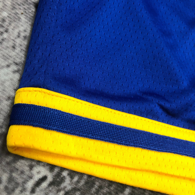 Short Golden State Warriors - Azul e Amarelo