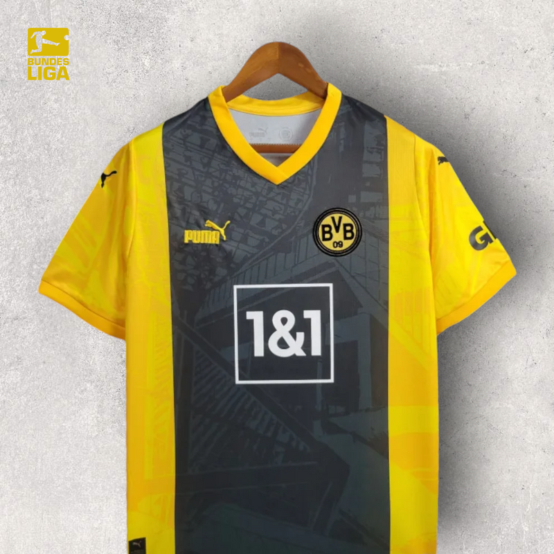 Camisa Borussia Dortmund Masculino - Temporada 2024/25 - Edição Especial 50 anos "Signal Iduna Park"