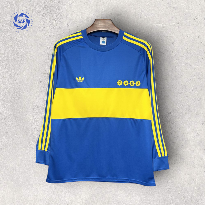 Retrô Manga Longa Boca Juniors - Temporada 1980/81 - Home