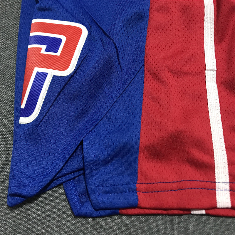 Short Detroit Pistons - Azul e Vermelho