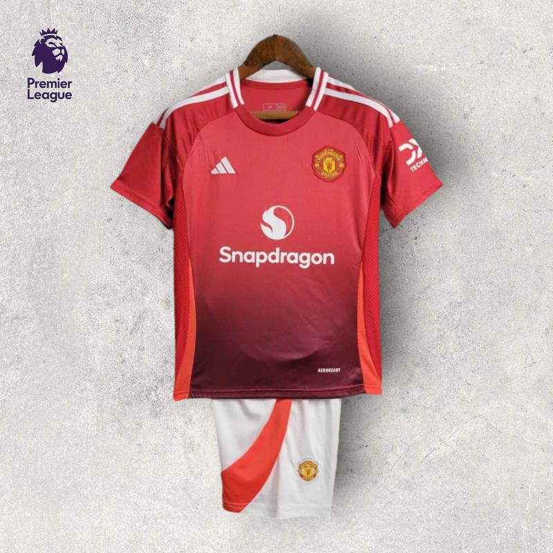 Kit Infantil Manchester United - Temporada 2024/25 - Home