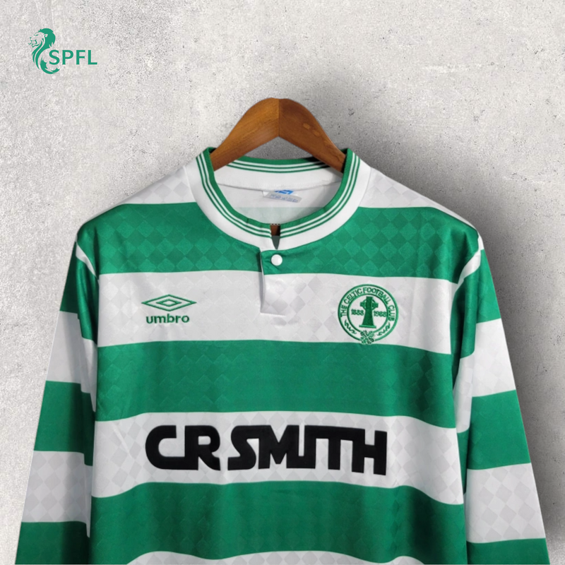 Retrô Manga Longa Celtic FC - Temporada 1987/88 - Home