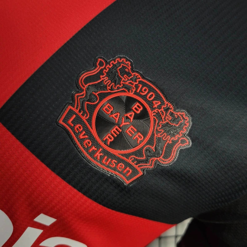 Camisa Bayer Leverkusen Masculino - Temporada 2023/24 - Home (Versão Jogador)