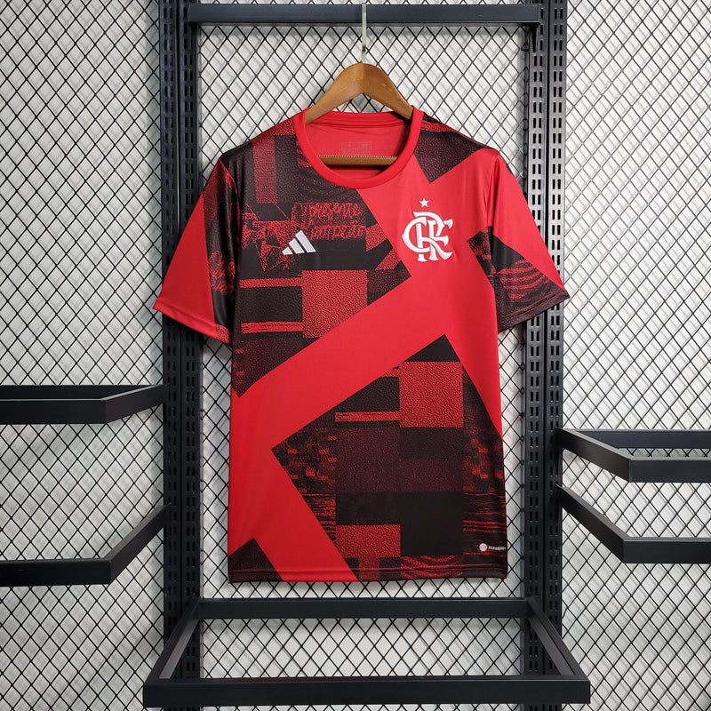 Camisa Flamengo Masculino - Temporada 2023/24 - Uniforme Pré-Jogo