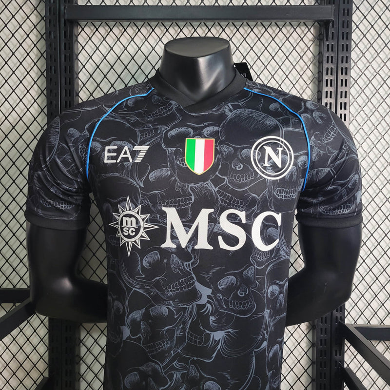 Camisa Napoli Masculino - Temporada 2023/24 - Edição Especial "Halloween" (Versão Jogador)