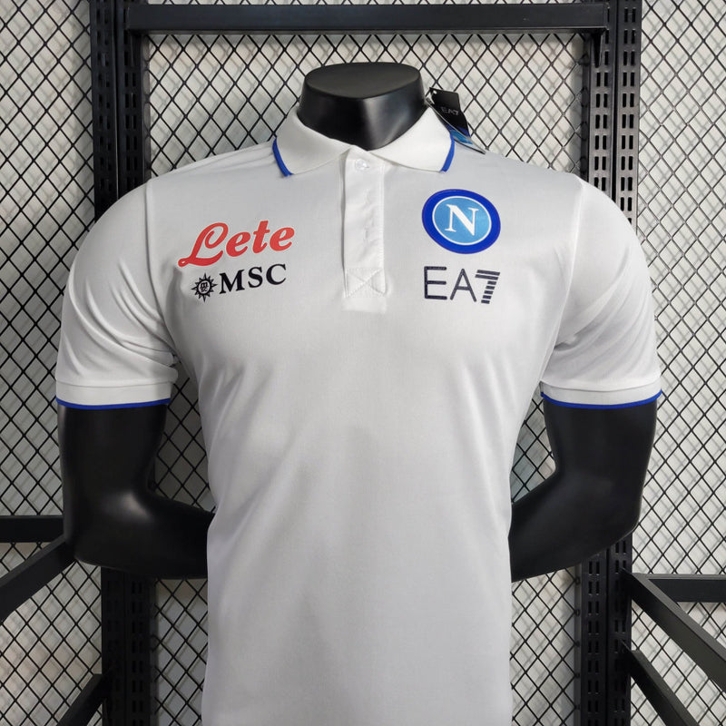 Polo Napoli Masculino - Temporada 2023/24 - Branco