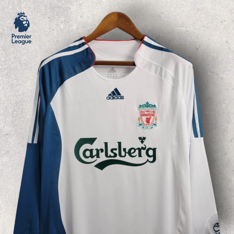 Retrô Manga Longa Liverpool - Temporada 2006/08 - Away