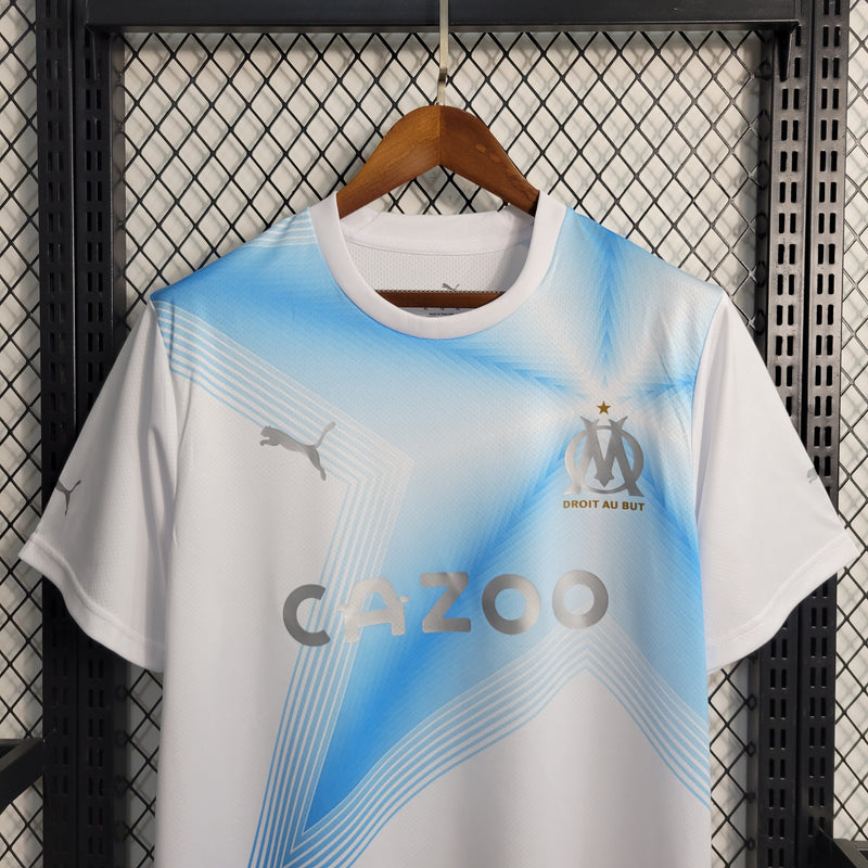 Camisa Marseille Masculino - Temporada 2023/24 - Special Edition 30 anos da UCL
