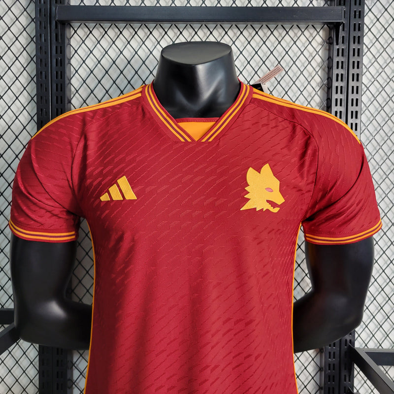 Camisa Roma Masculino - Temporada 2023/24 - Home (Versão Jogador)