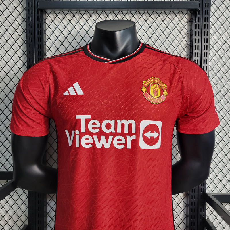 Camisa Manchester United Masculino - Temporada 2023/24 - Home (Versão Jogador)