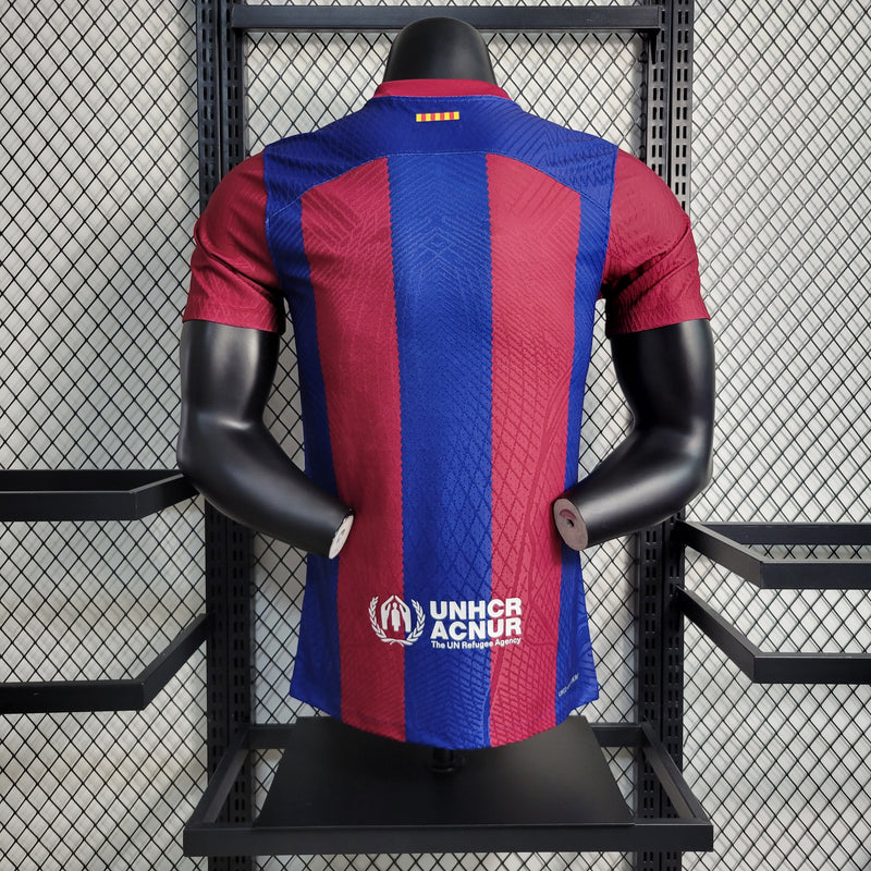 Camisa Barcelona Masculino - Temporada 2023/24 - Home (Versão Jogador)