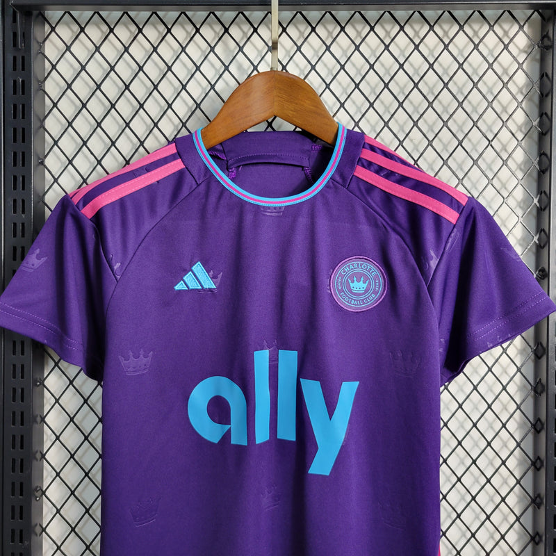 Kit Infantil Charlotte FC - Temporada 2023/24 - Away