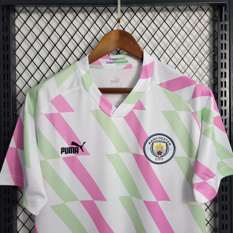 Camisa Manchester City Masculino - Temporada 2023/24 - Uniforme Pré-Jogo II