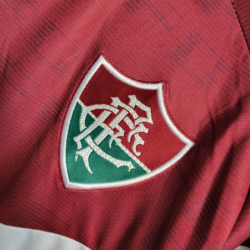 Jaqueta Corta-Vento Fluminense Masculino - Vinho e Verde