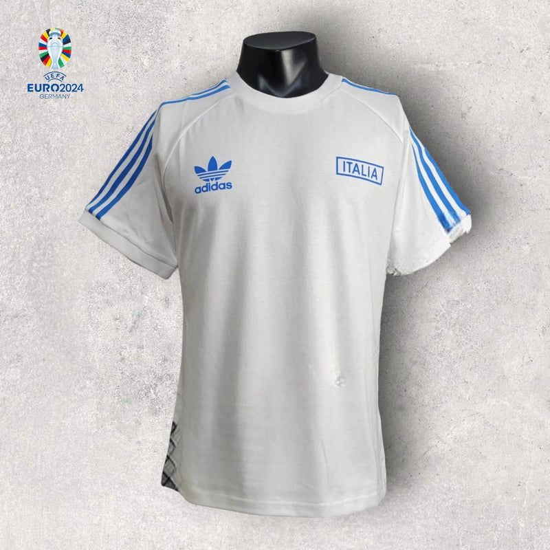 Camisa Itália Casual - Temporada 2024/25 - Branco