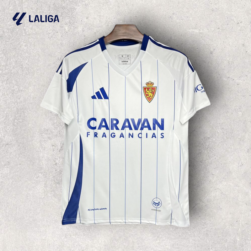 Camisa Real Zaragoza Masculino - Temporada 2024/25 - Home