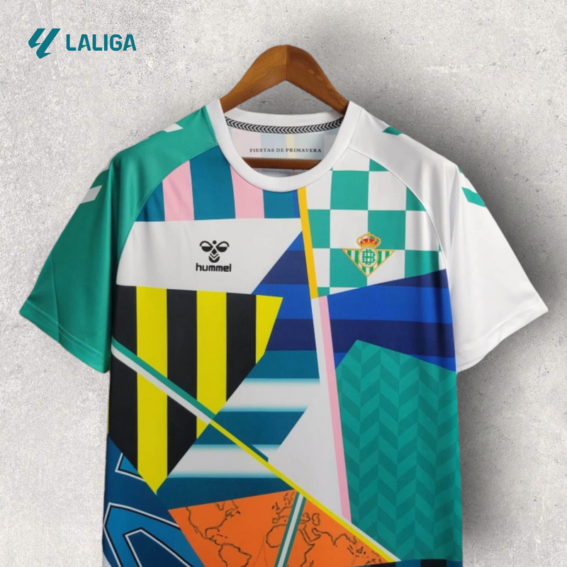 Camisa Real Betis Masculino - Temporada 2023/24 - Uniforme Pré-Jogo Limitado