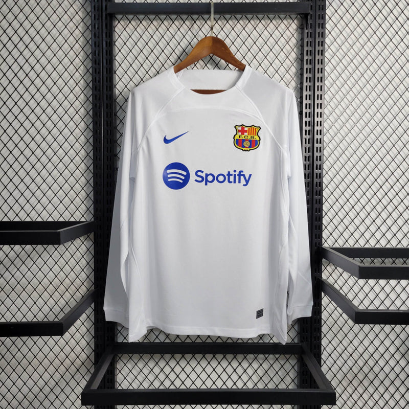 Camisa Manga Longa Barcelona Masculino - Temporada 2023/24 - Away