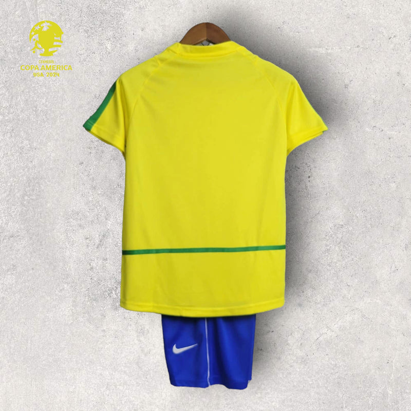 Kit Infantil Retrô Brasil - Temporada 2002/03 - Home