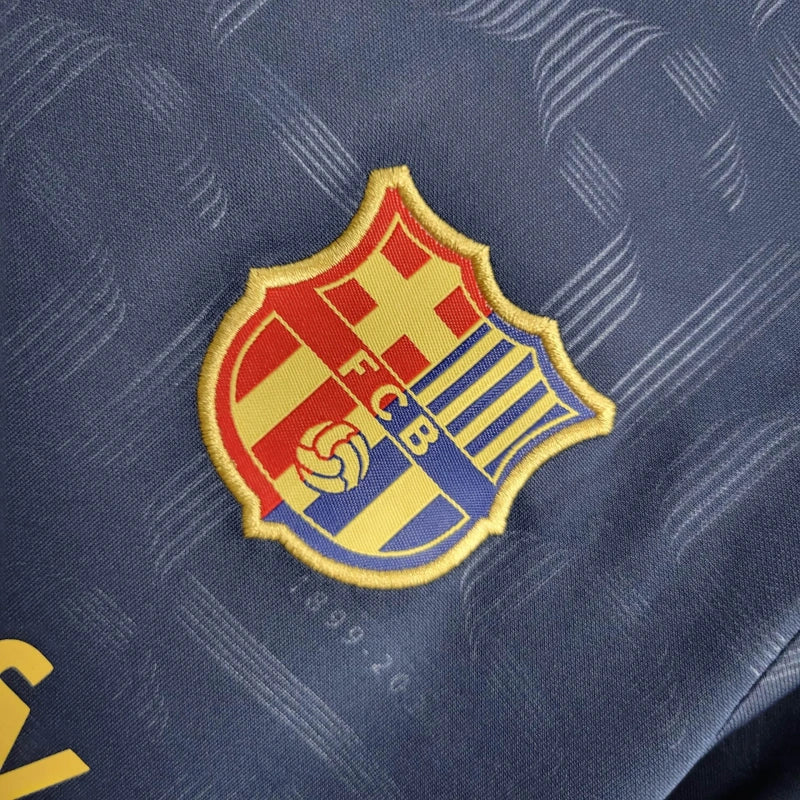 Kit Infantil Barcelona - Temporada 2024/25 - Uniforme Pré-Jogo I