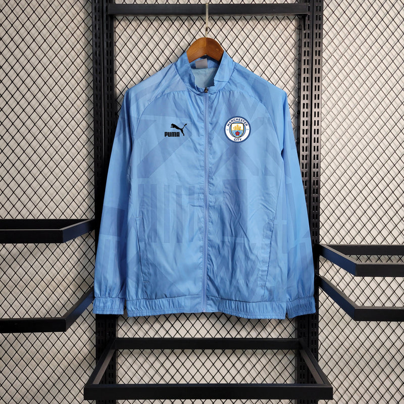 Windbreak Corta-Vento Manchester City Masculino - Azul Claro