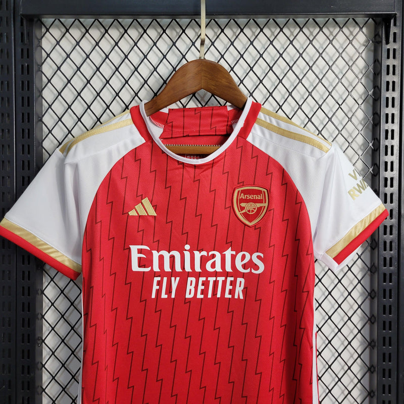 Kit Infantil Arsenal - Temporada 2023/24 - Home