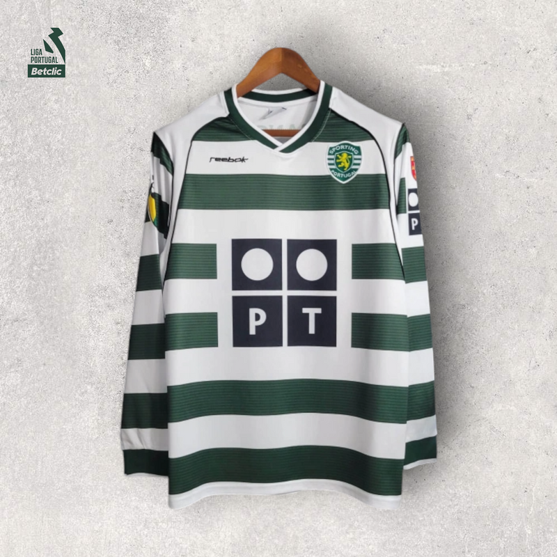 Retrô Manga Longa Sporting CP - Temporada 2001/03 - Home