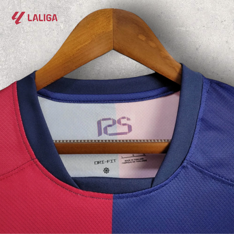 Camisa Manga Longa Barcelona Masculino - Temporada 2024/25 - Home