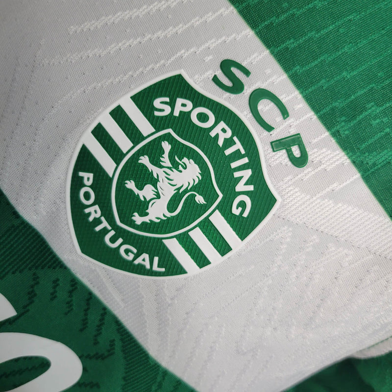 Camisa Sporting CP Masculino - Temporada 2023/24 - Home (Versão Jogador)
