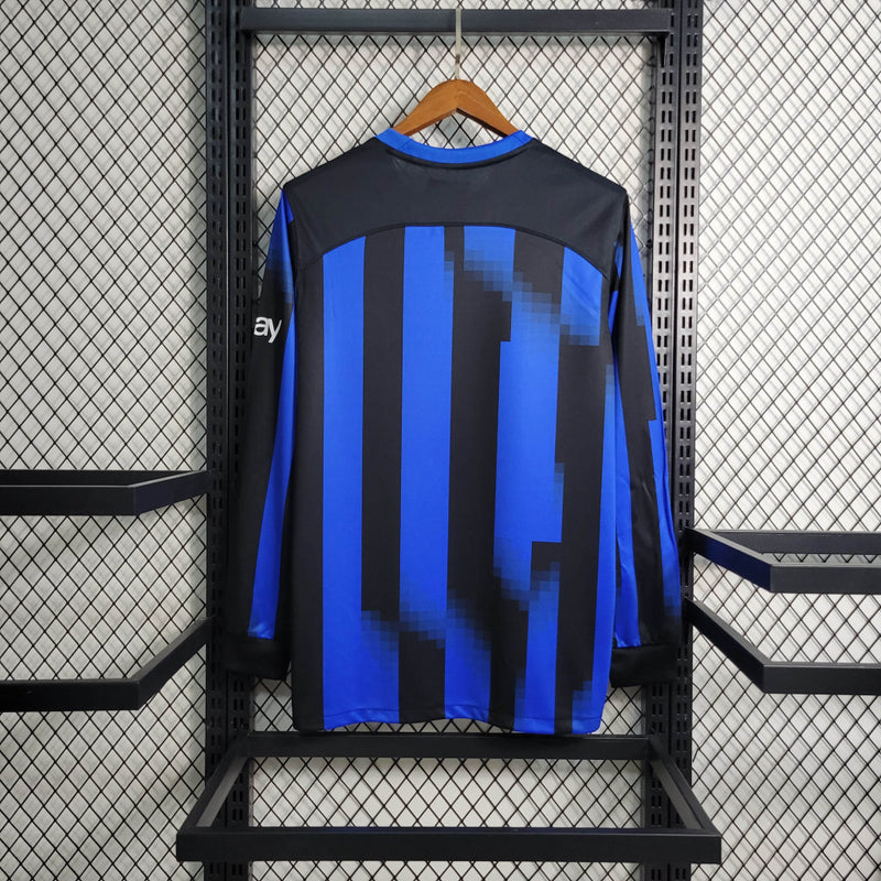 Camisa Manga Longa Inter de Milão Masculino - Temporada 2023/24 - Home