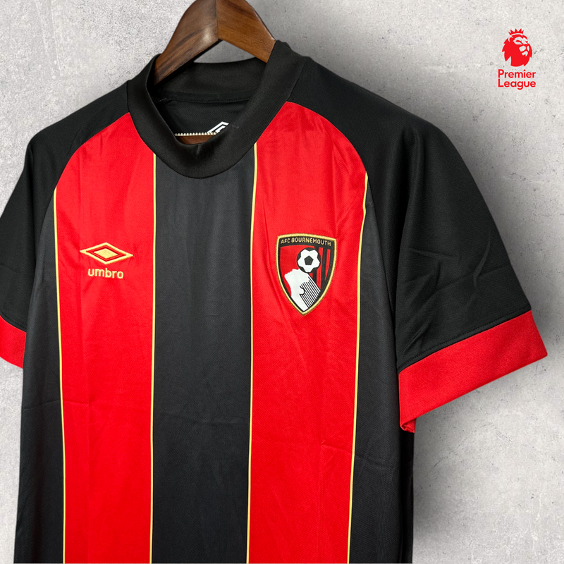 Camisa Bournemouth Masculino - Temporada 2024/25 - Home