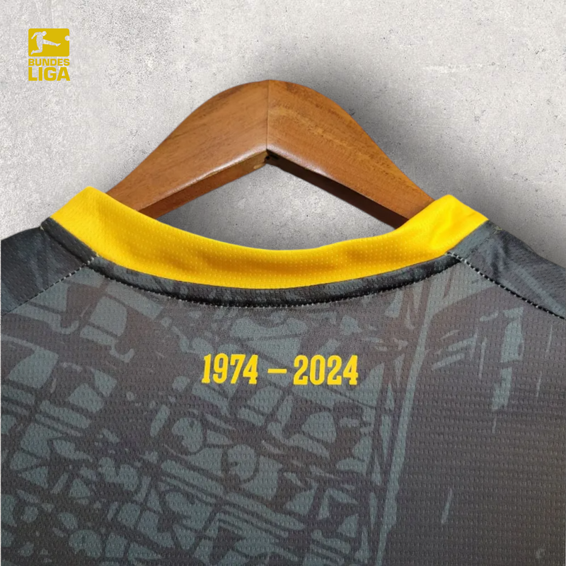 Camisa Borussia Dortmund Masculino - Temporada 2024/25 - Edição Especial 50 anos "Signal Iduna Park"