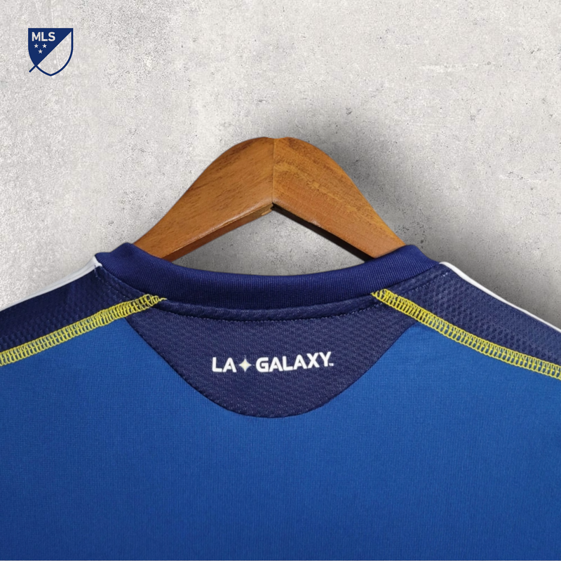 Retrô Manga Longa LA Galaxy - Temporada 2011/12 - Away