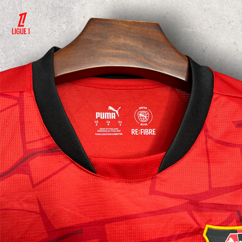 Camisa Rennes Masculino - Temporada 2024/25 - Home