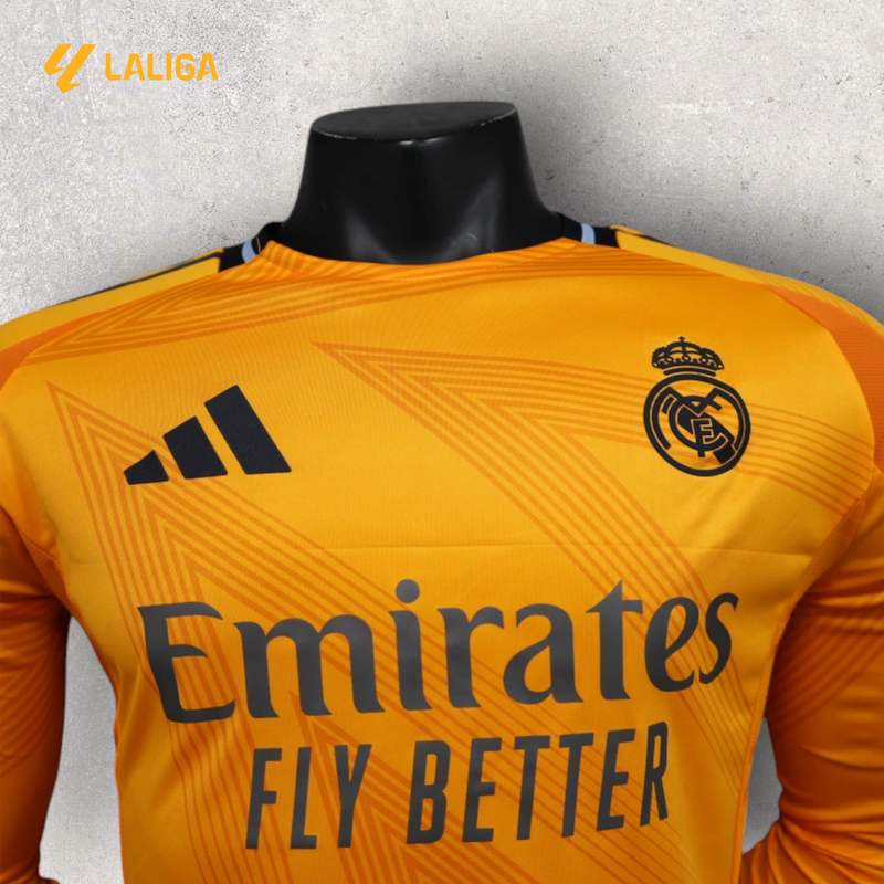 Camisa Manga Longa Real Madrid Masculino - Temporada 2024/25 - Away (Versão Jogador)