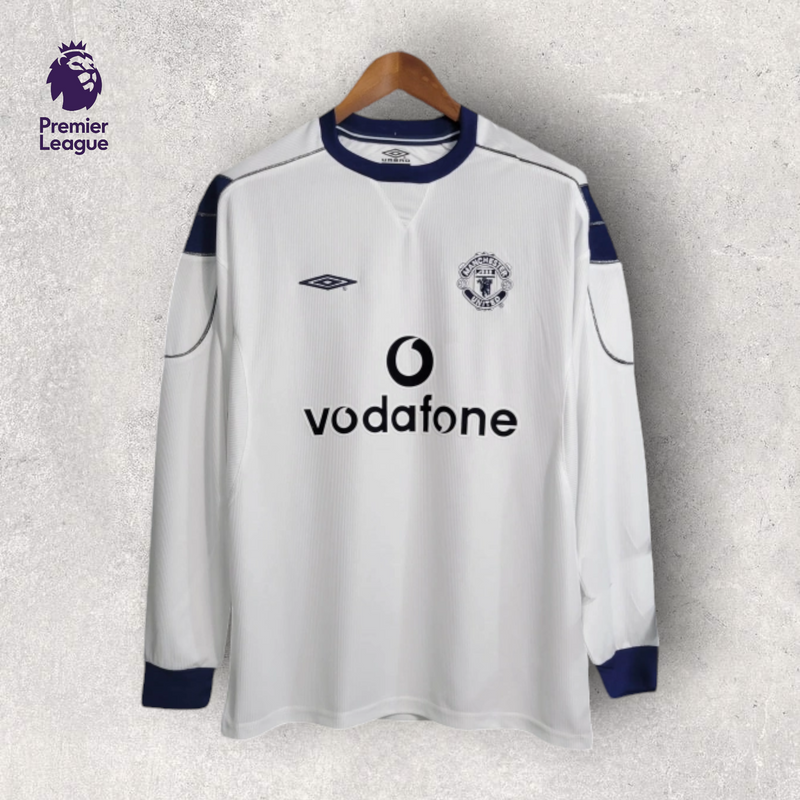 Retrô Manga Longa Manchester United - Temporada 1999/00 - Uniforme III