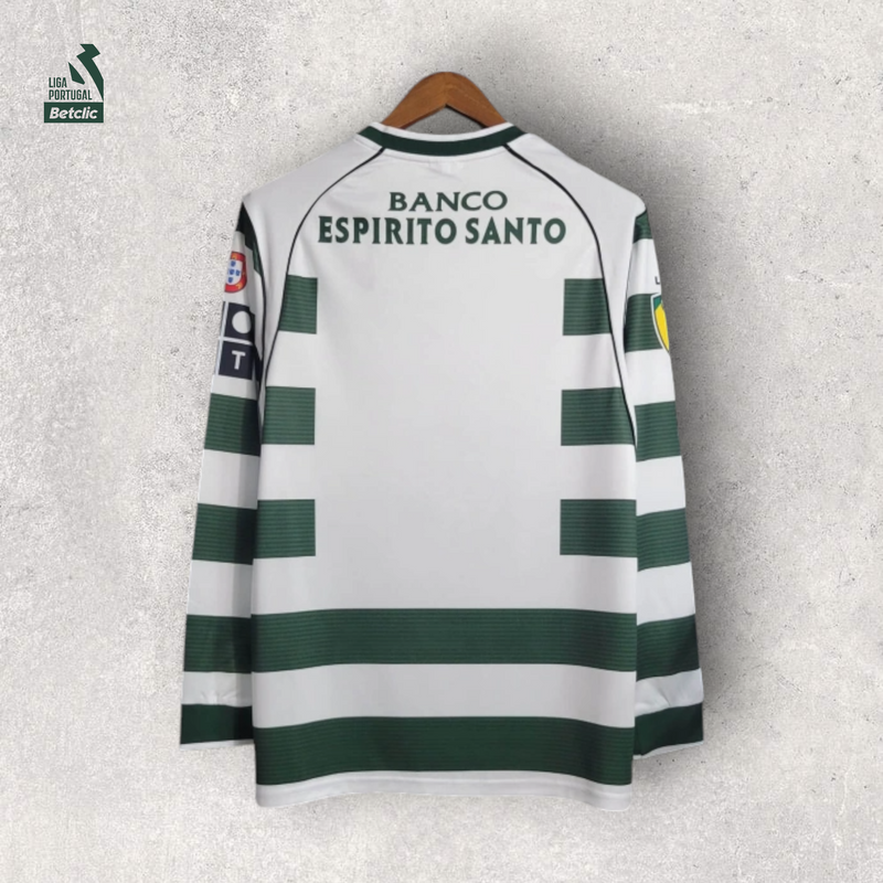 Retrô Manga Longa Sporting CP - Temporada 2001/03 - Home