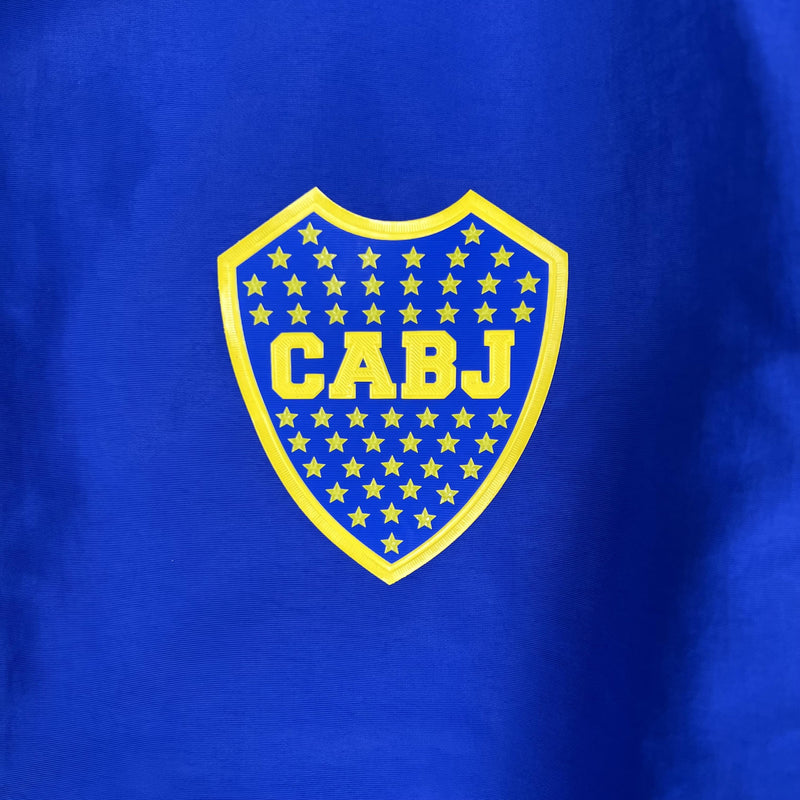 Windbreak Corta-Vento Boca Juniors Masculino - Azul e Verde (Dupla Face)
