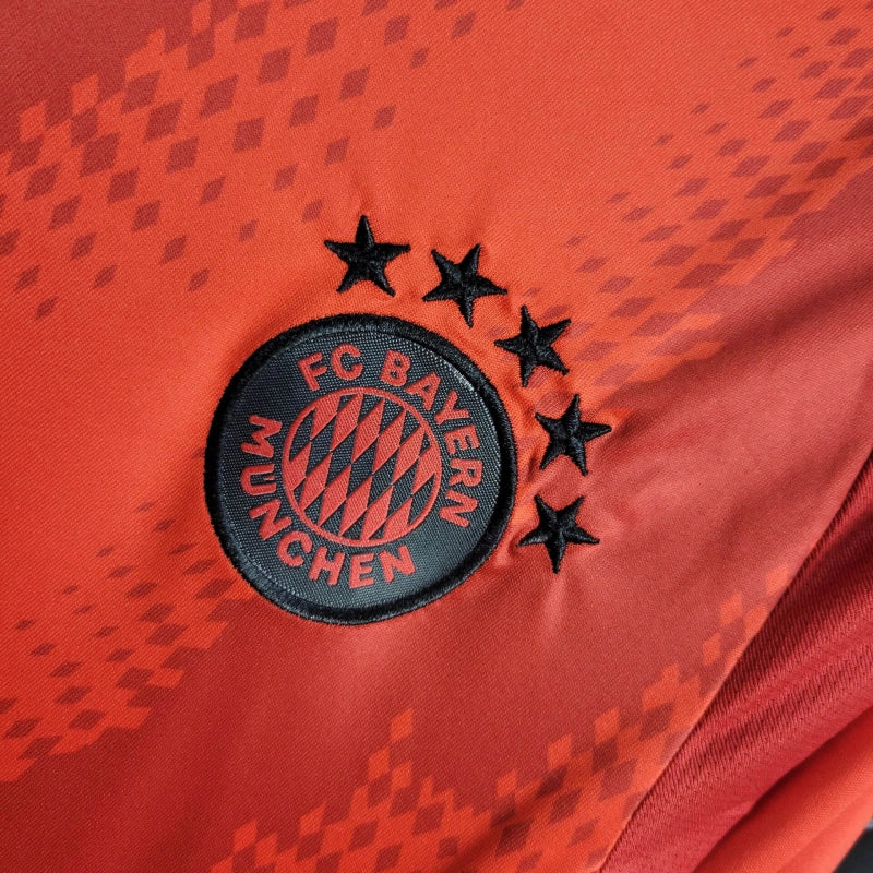 Kit Infantil Manga Longa Bayern de Munique - Temporada 2024/25 - Home