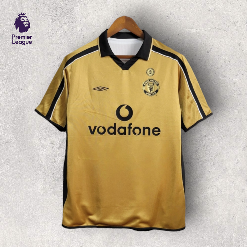 Retrô Manchester United - Temporada 2001/02 - Home/Away (Dupla Face)