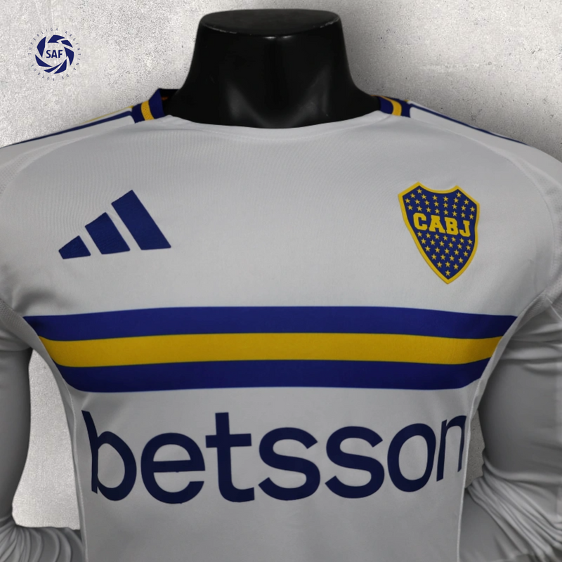 Camisa Manga Longa Boca Juniors Masculino - Temporada 2024/25 - Away (Versão Jogador)