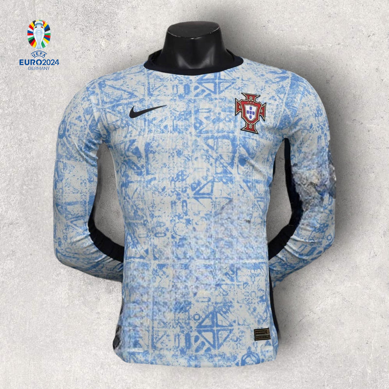 Camisa Manga Longa Portugal Masculino - Temporada 2024/25 - Away (Versão Jogador)