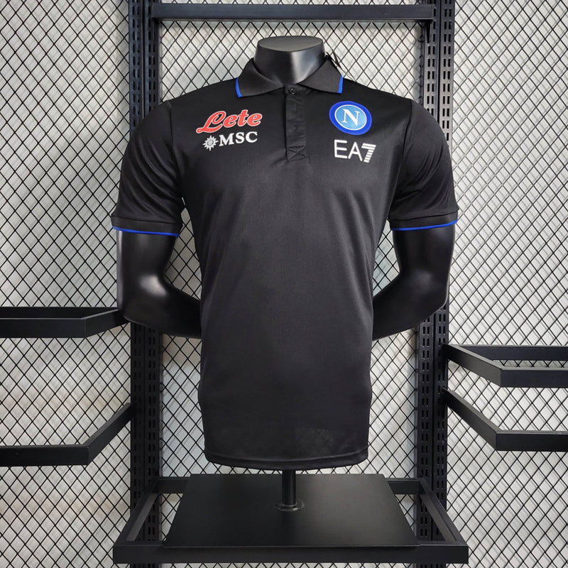 Polo Napoli Masculino - Temporada 2023/24 - Preto